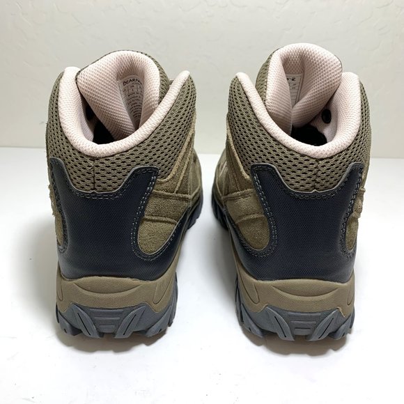 Bearpaw Tallac Hiking Boots Suede Leather Lace Up Booties Natural Size 7 NEW - Picture 4 of 7